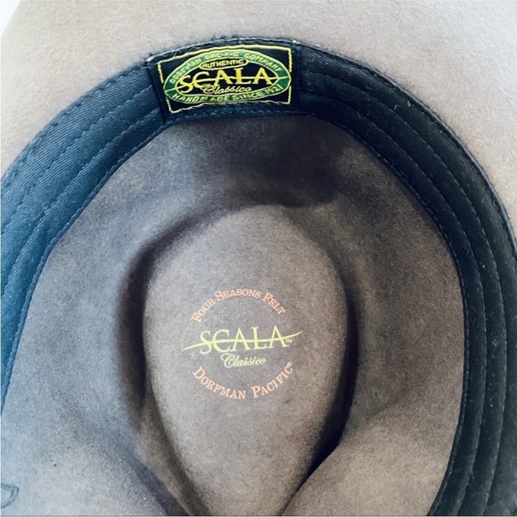 Scala classic brown fedora hat - Picture 4 of 4
